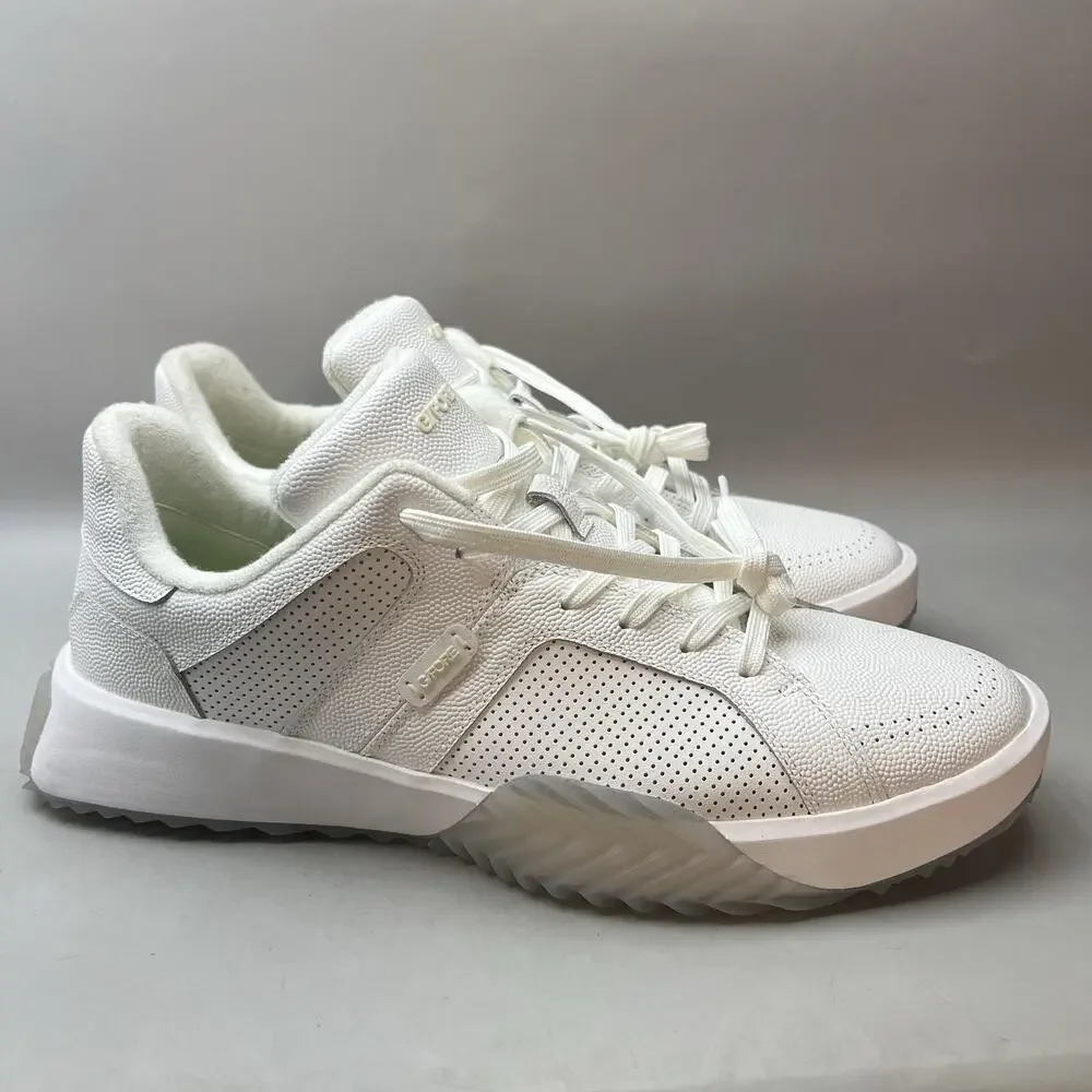 G/FORE G.112 Spikeless Golf Shoes Men Size 13 White Leather Comfort Low Sneakers